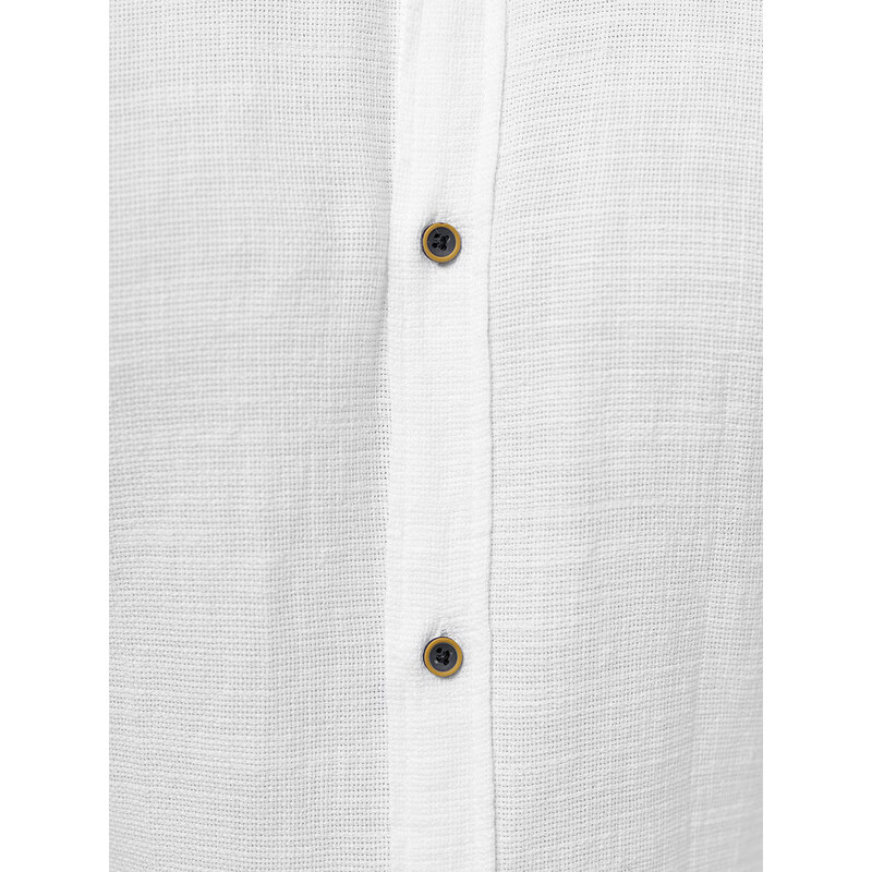 Pánská Košile Bílá OZONEE O/V33