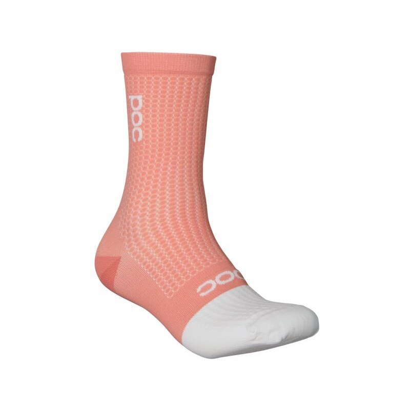 Poc - ponožky flair sock mid růžová/bílá