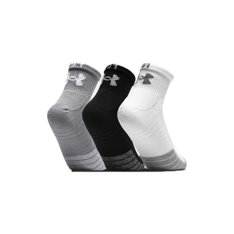 Ponožky Under Armour UA Heatgear Quarter 3pk-GRY 1353262-035