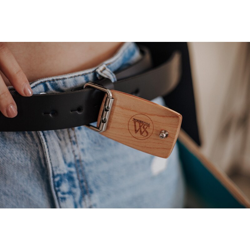 Wood Style Opasek Skejt Kulatý