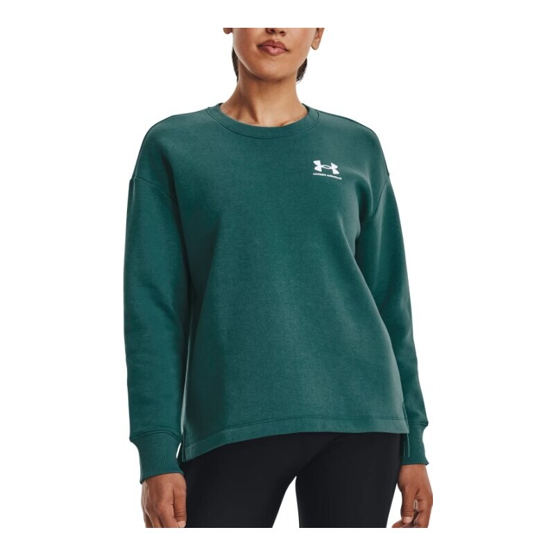 Mikina Under Armour Rival Fleece Oversize Crew-GRN 1369423-722