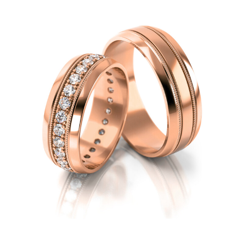 Linger Zlaté snubní prsteny 3181