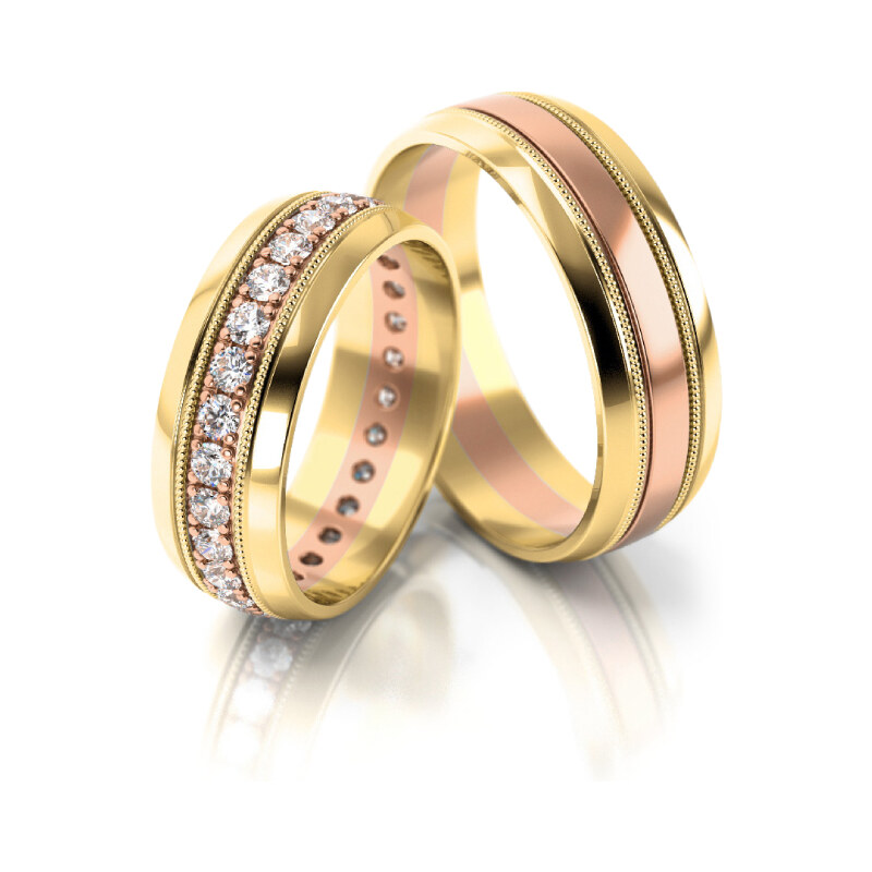 Linger Zlaté snubní prsteny 3181