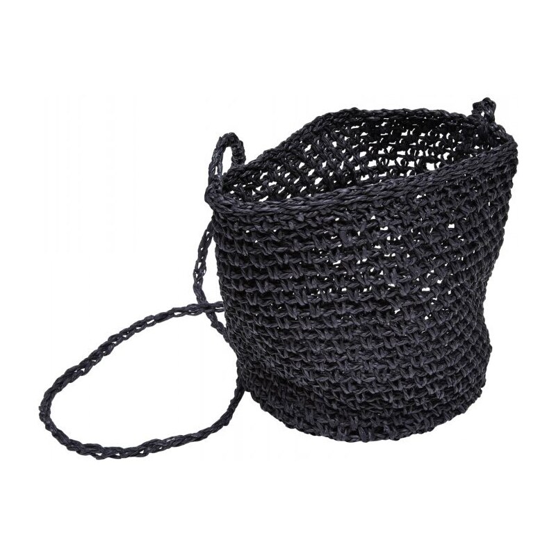 URBAN CLASSICS Mini Nature Bast Crossbody Bag - black