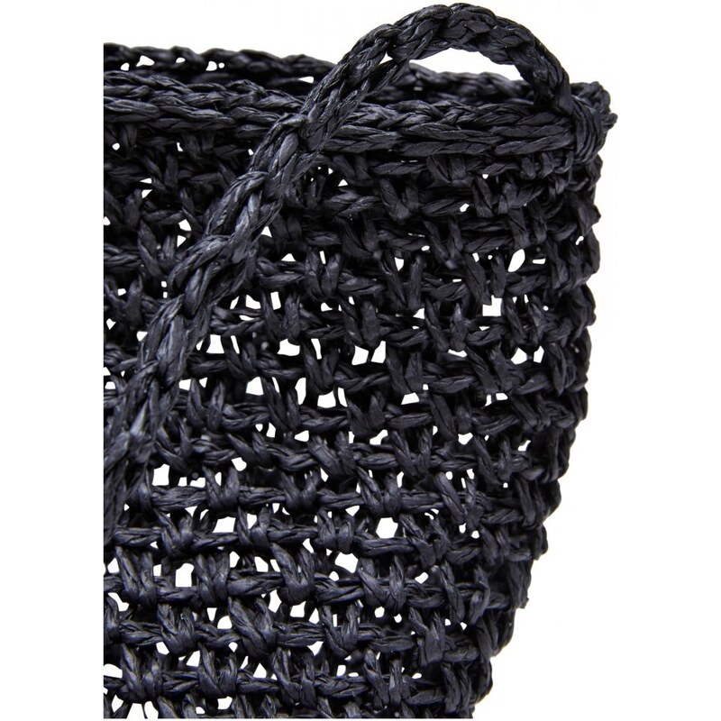 URBAN CLASSICS Mini Nature Bast Crossbody Bag - black
