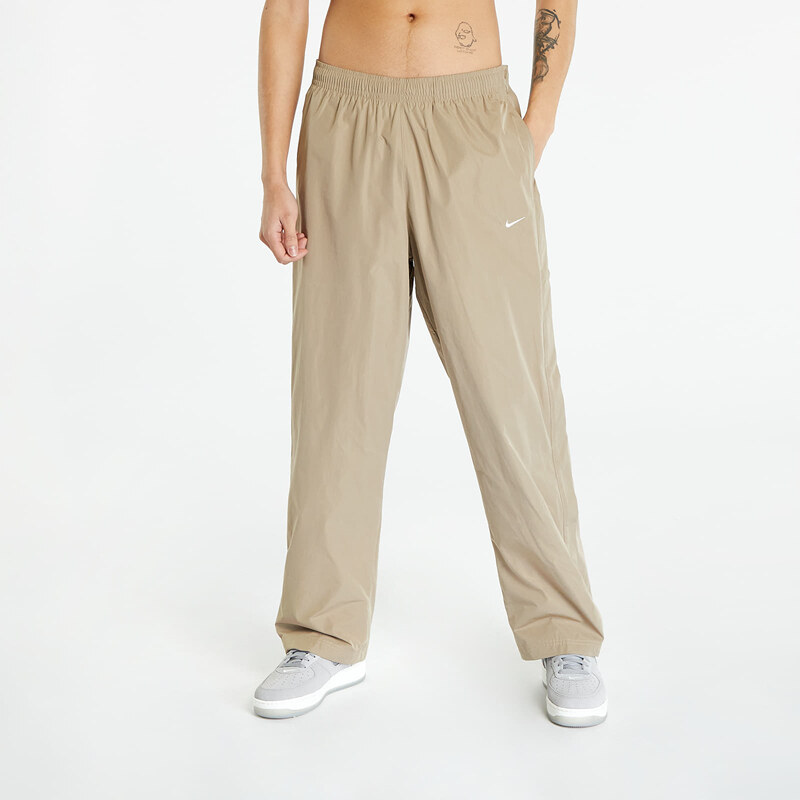 Pánské šusťákové kalhoty Nike Sportswear Authentics Men's Tear-Away Trousers Khaki/ White