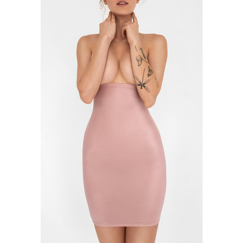 Marilyn Růžové tvarující spodní sukně Perfect Figure High