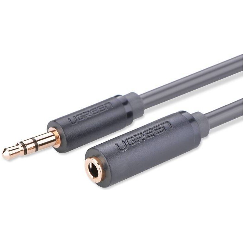 Prodlužovací audio kabel Ugreen AUX Jack 3,5mm 1m Šedá