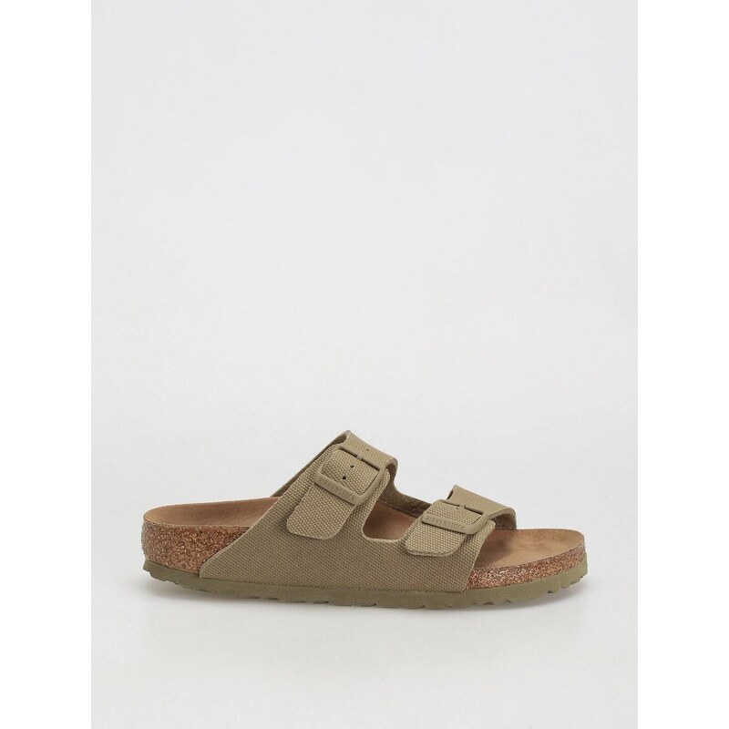 Birkenstock Arizona Canvas Vegan Narrow (faded khaki)zelená