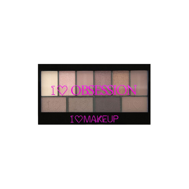 Makeup Revolution Paletka 10 očních stínů Kultovní I LOVE MAKEUP (Obsession Palette Pure Cult) 17 g