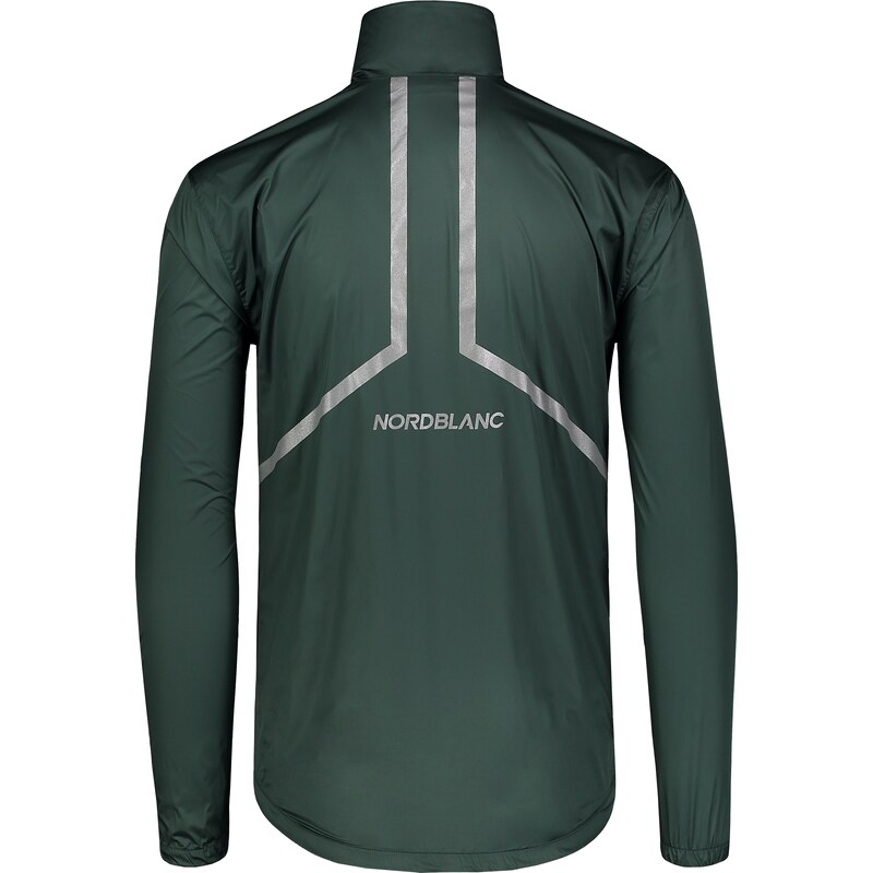 Nordblanc Zelená pánská ultralehká sportovní bunda REFLECTIVE