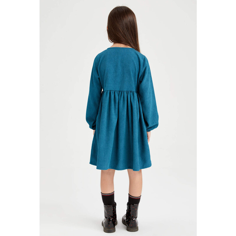 DEFACTO Long Sleeve Woven Dress