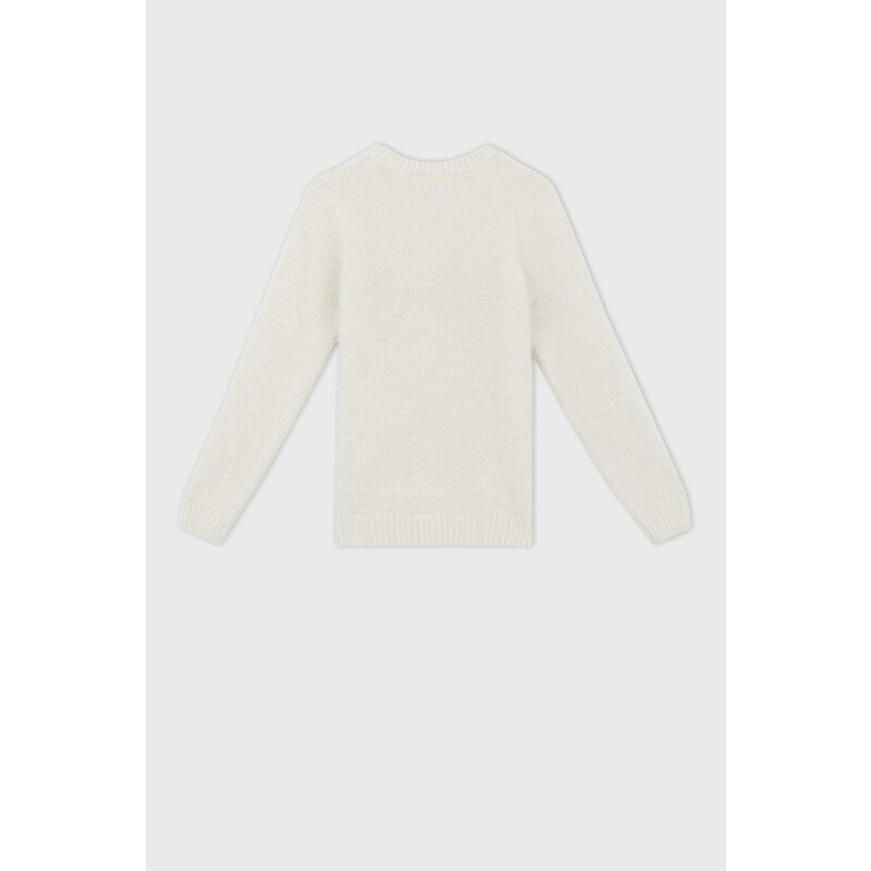 DEFACTO Girl Regular Fit Crew Neck Pullover