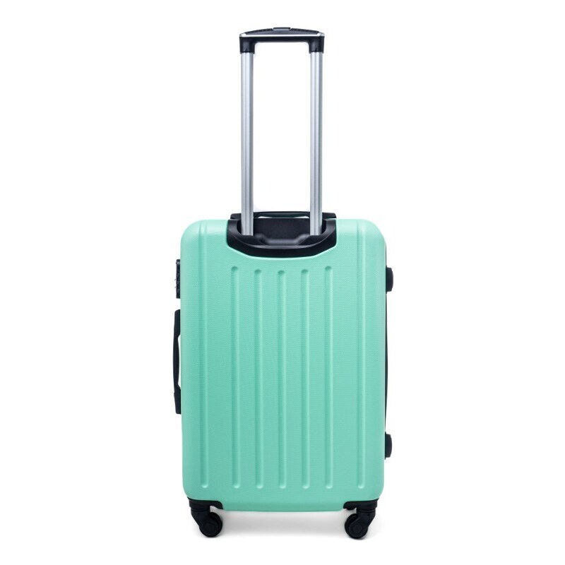 Rogal Zelený elegantní odolný kufr na kolečkách "Armor" - vel. M, L, XL