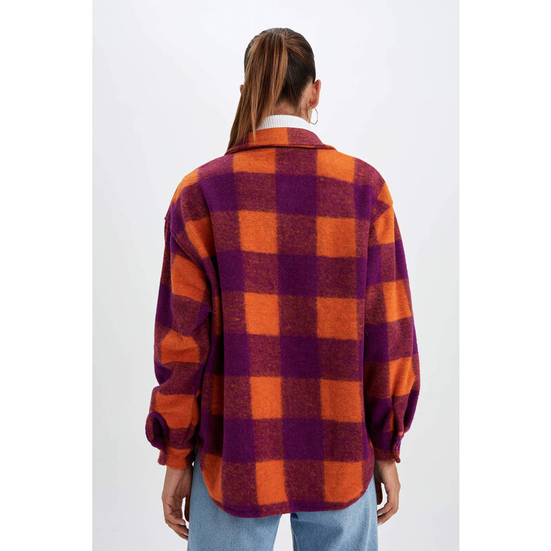 DEFACTO Flanel Long Sleeve Shirt