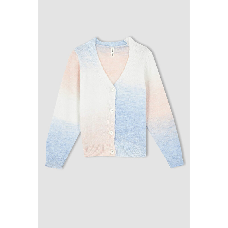 DEFACTO Regular Fit V-Neck Cardigan