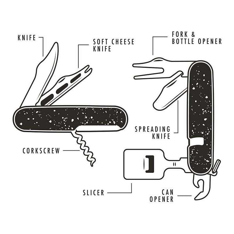 Gentlemen's Hardware Multitool Gentelmen's Hardware Cheese and Wine Tool