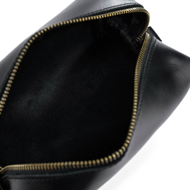 Kožená kosmetická taška Valmio Horez Black