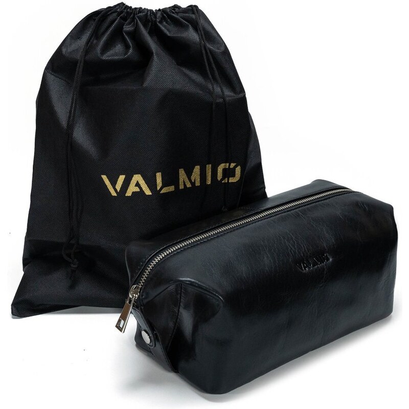 Kožená kosmetická taška Valmio Avia Black