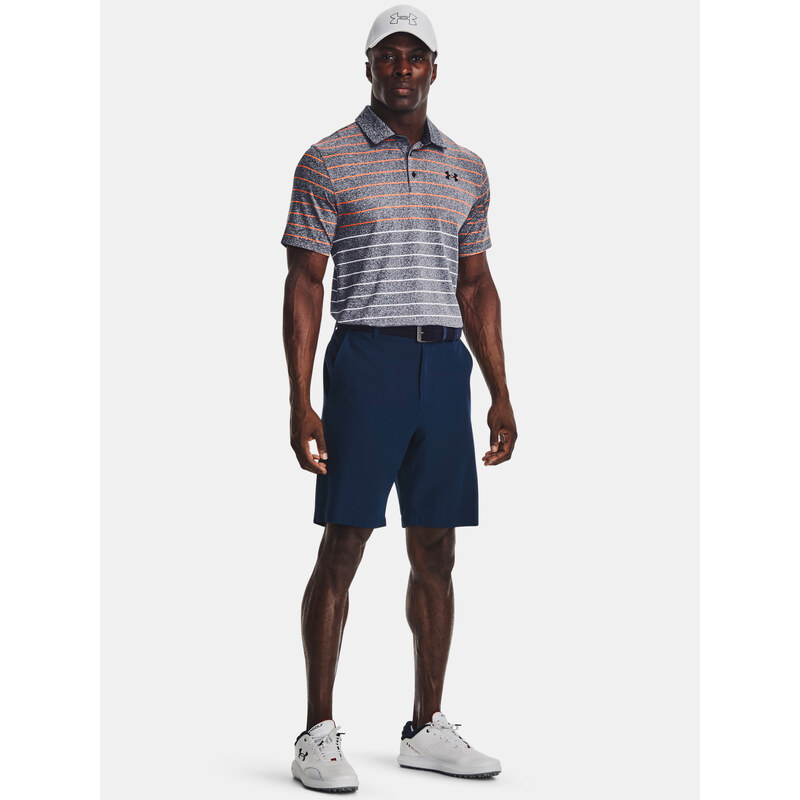 Tričko Under Armour UA Playoff 3.0 Stripe Polo-NVY - Pánské