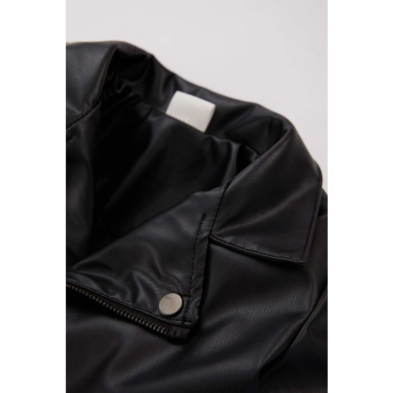 DEFACTO Baby Boy Faux Leather Coat