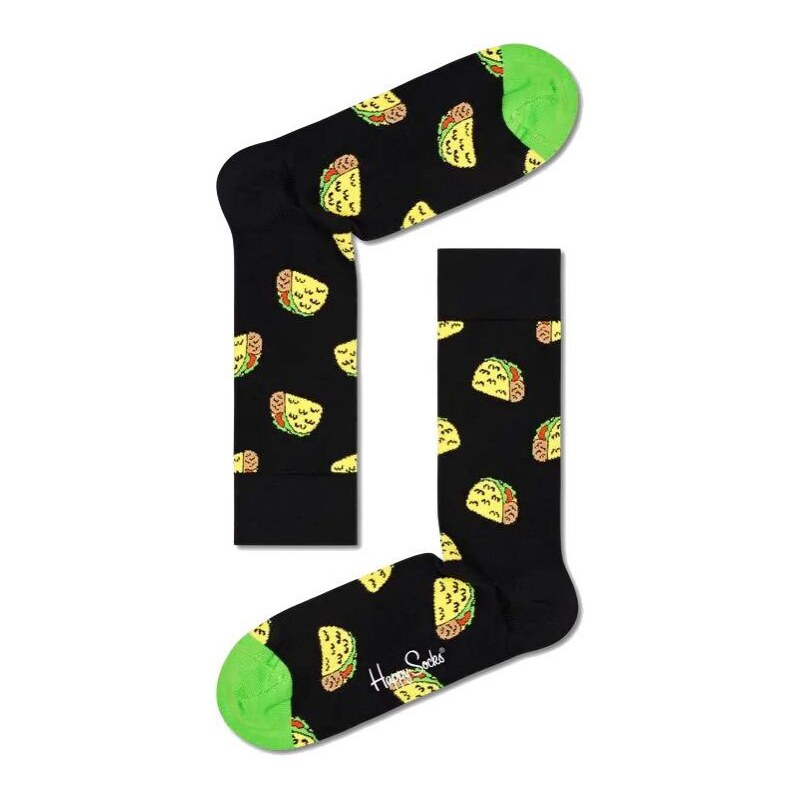 PONOŽKY HAPPY SOCKS Taco To Go - černá -