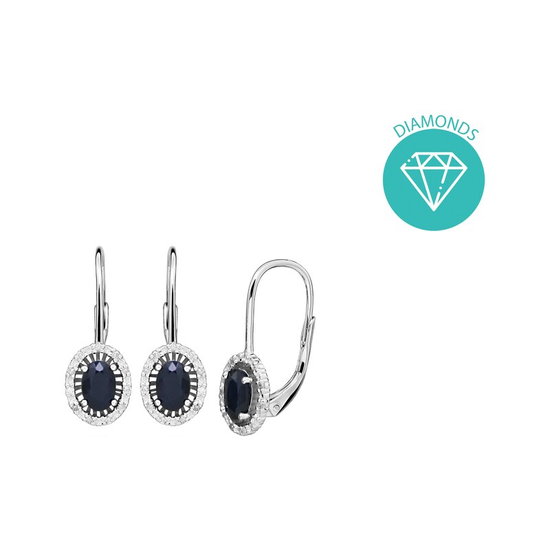 JVD Dámské stříbrné briliantové náušnice BRILIANT SVLE0504SH8M400 87430658