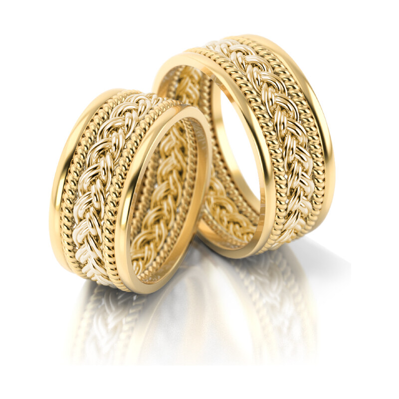 Linger Zlaté snubní prsteny 3007