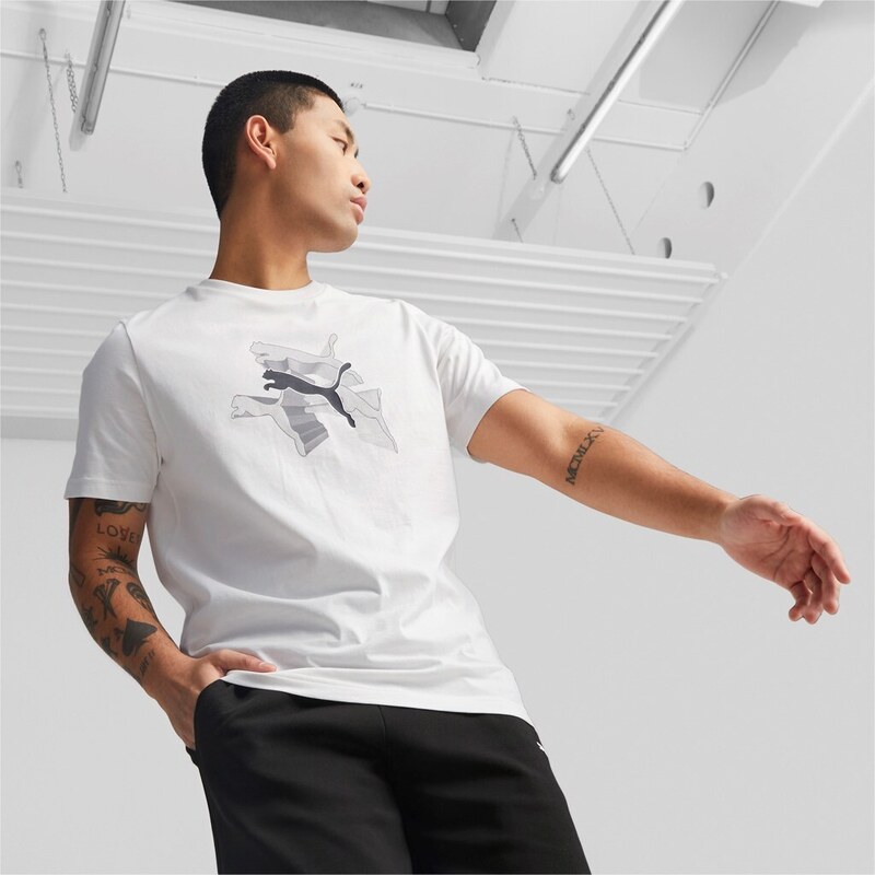 Puma GRAPHICS Reflective Tee white