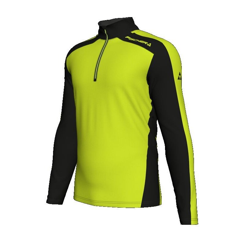 Triko 1/2 zip funkční Fischer Golm Velikost: 140 žlutá/černá 81750993
