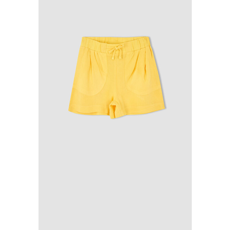 DEFACTO Girl Crinkle Viscose Shorts