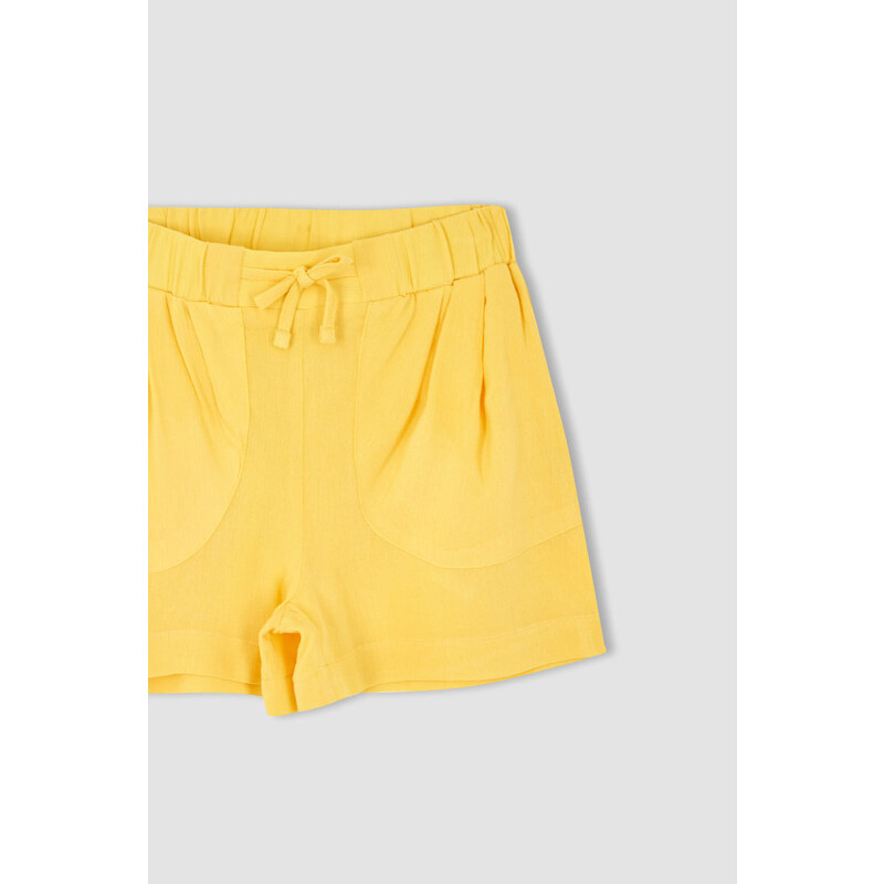 DEFACTO Girl Crinkle Viscose Shorts