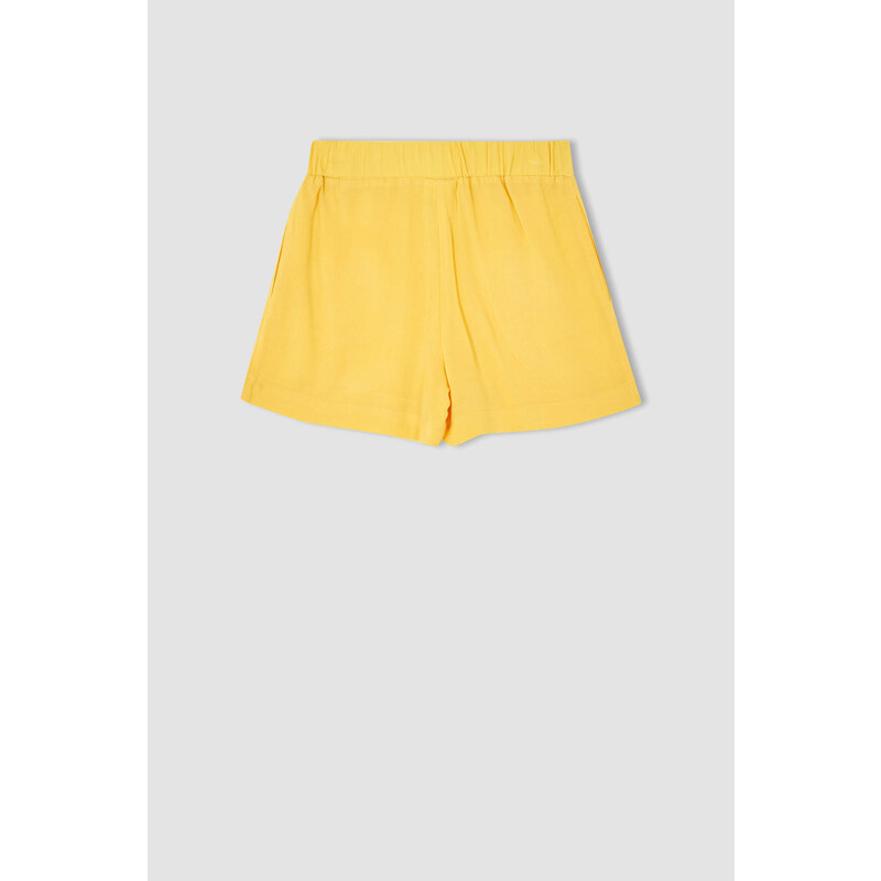 DEFACTO Girl Crinkle Viscose Shorts