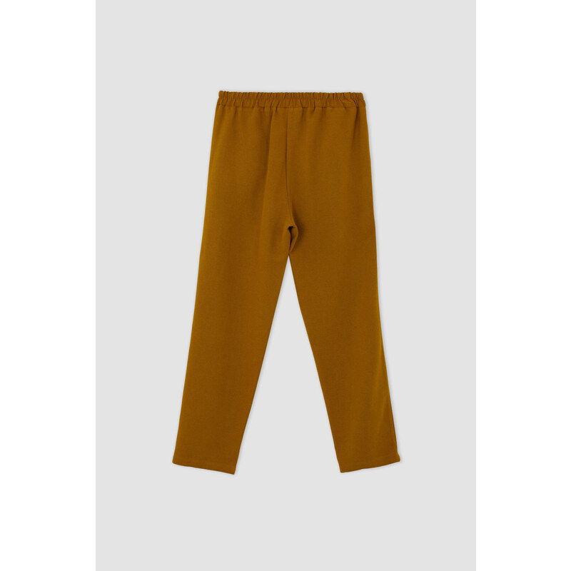 DEFACTO Regular Fit Linen Blend Trousers