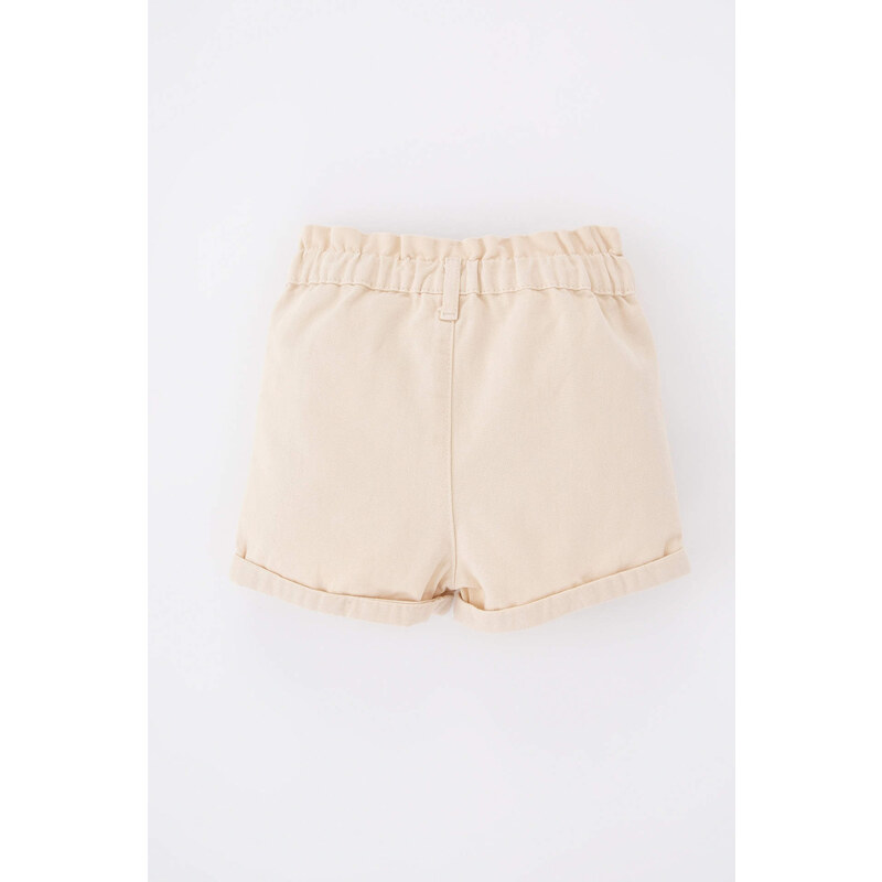 DEFACTO Baby Girls Comfort Fit Gabardine Shorts