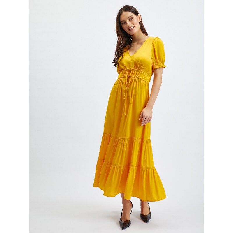 Orsay Žluté dámské šaty - Dámské