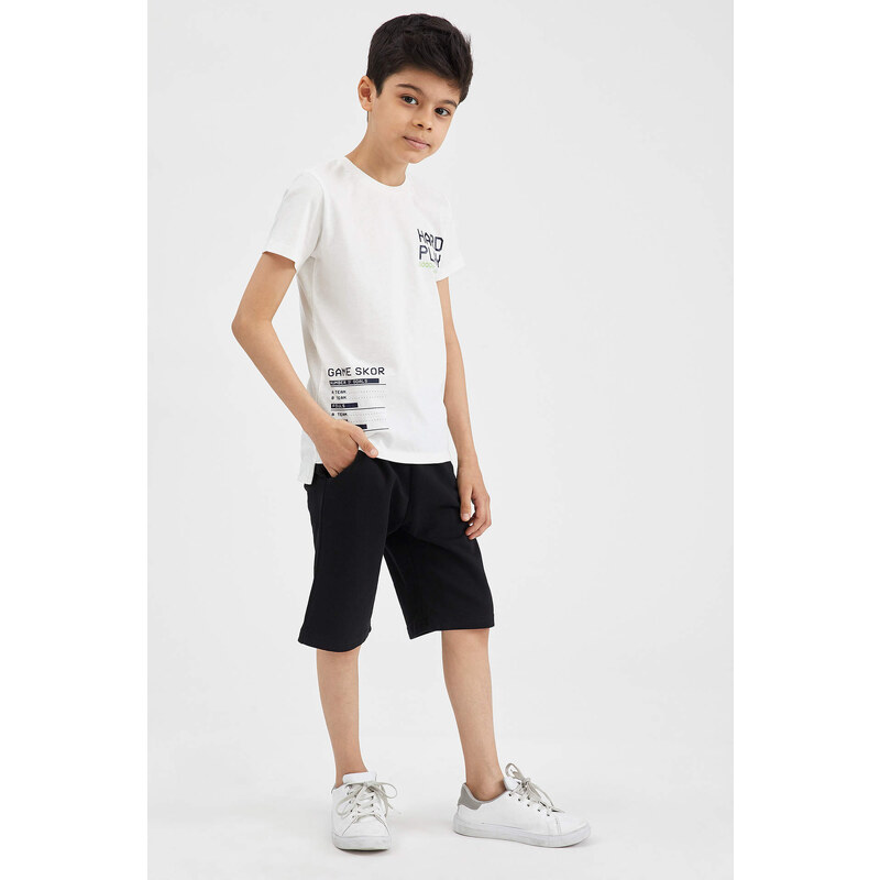 DEFACTO Boy Basic Bermuda Shorts