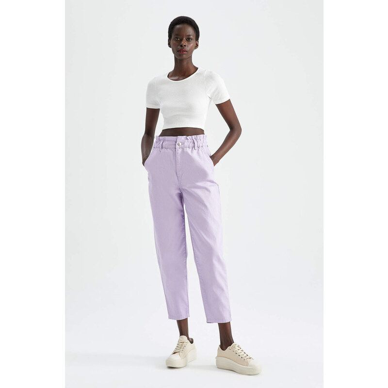 DEFACTO Baggy Fit Wowen Fabrics Trousers