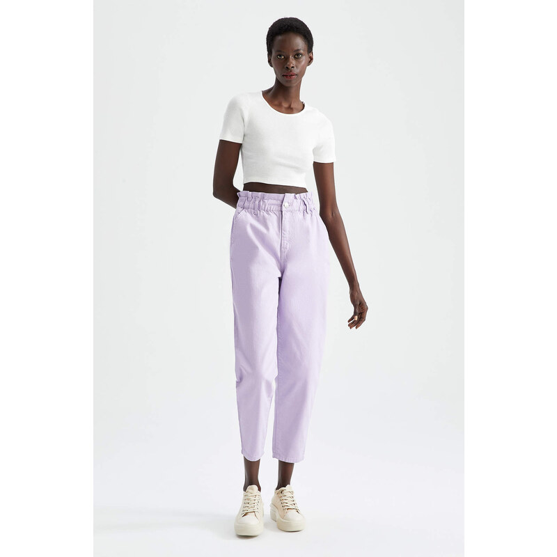 DEFACTO Baggy Fit Wowen Fabrics Trousers