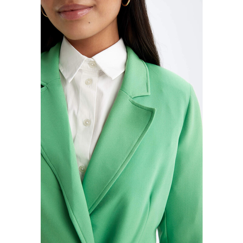 DEFACTO Oversize Fit Crepe Blazer