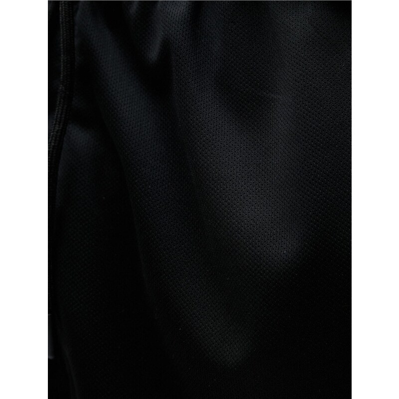 Koton Oversized Basketball Shorts with Lace-Up Waist, Printed, Pocket Detailed.