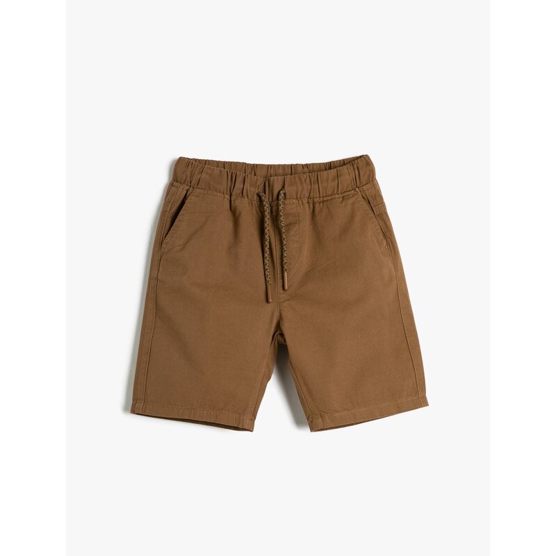 Koton Chino Shorts with Pocket Tie Waist Cotton