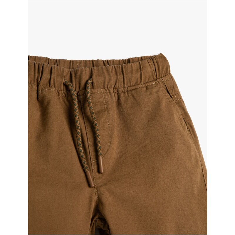 Koton Chino Shorts with Pocket Tie Waist Cotton