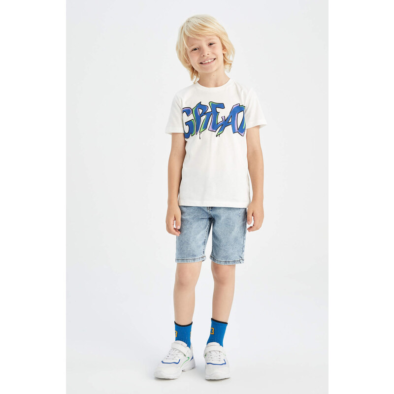 DEFACTO Boy Regular Fit Midi Jean Short