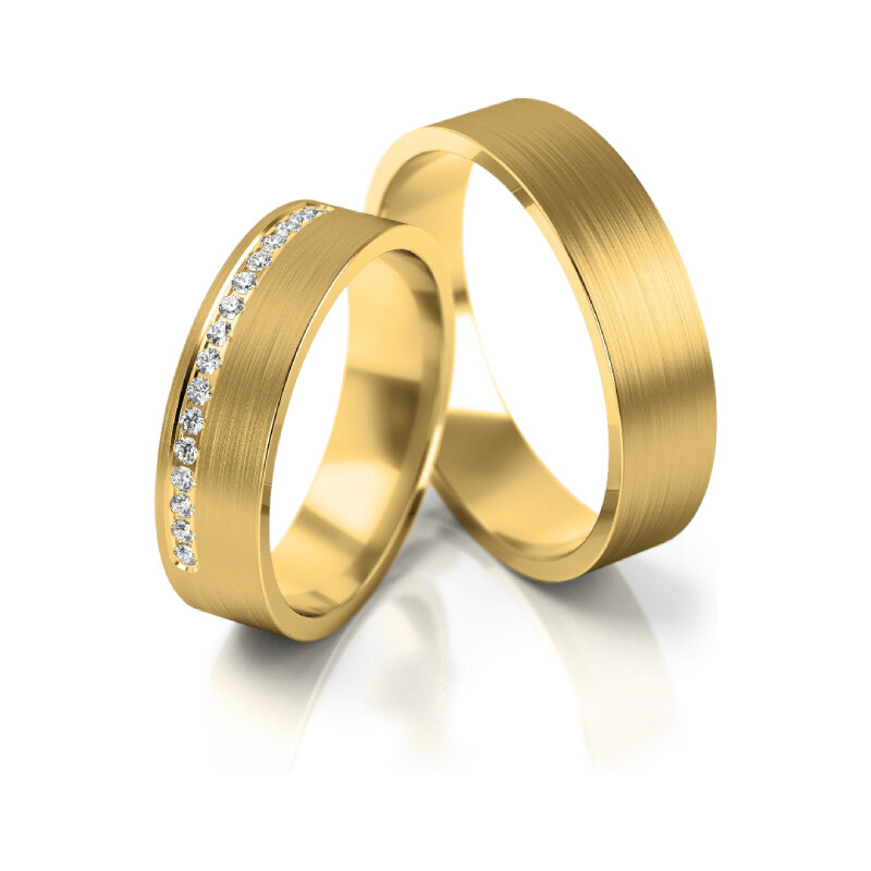 Linger Zlaté snubní prsteny 3215