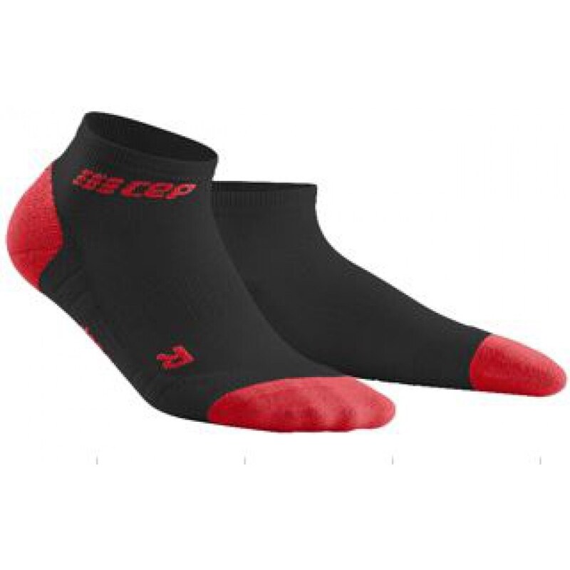 Ponožky bežecké Cep low cut run 3.0 Velikost: 34-37 černá/červená 81764675