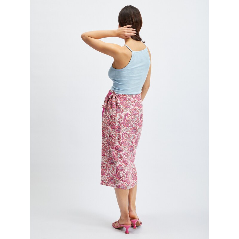 Orsay Růžová vzorovaná sukně - Dámské
