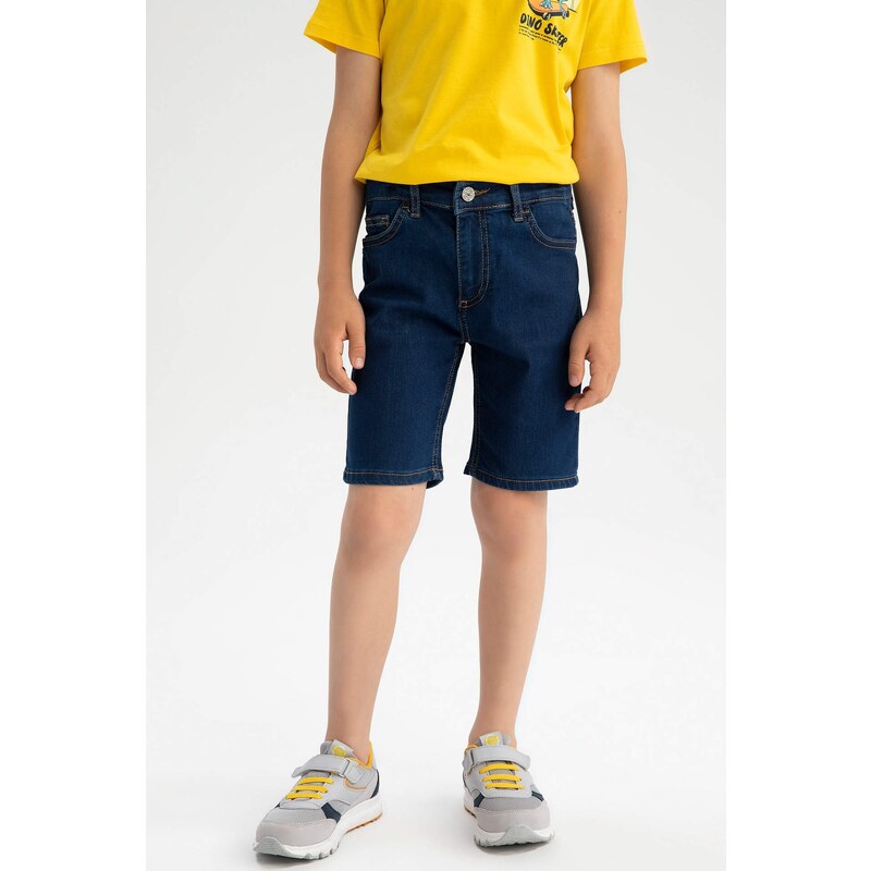 DEFACTO Boy's Ripped Detailed Jean Bermuda