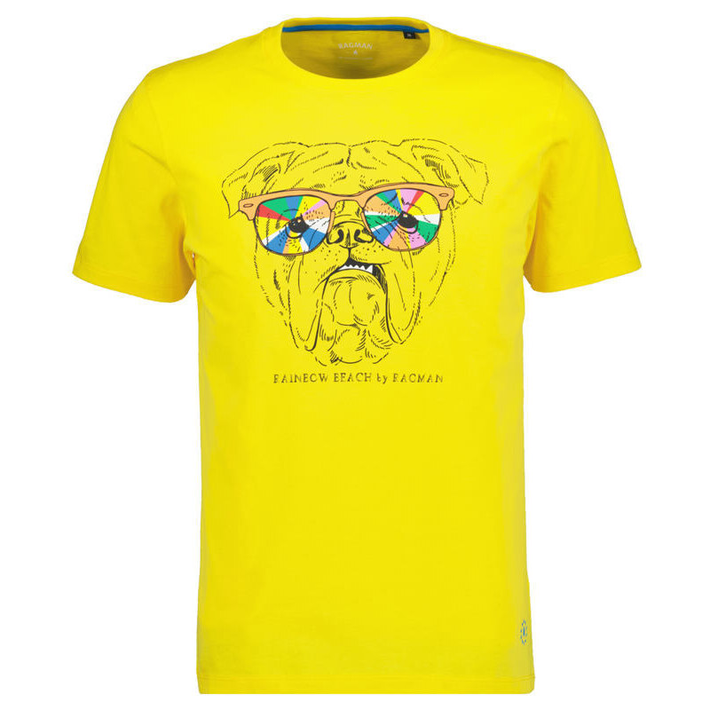 Pánské triko RAGMAN T-Shirt 502 LEMON