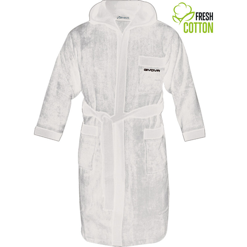 Dětský bavlněný župan Givova White 3XS 109625625
